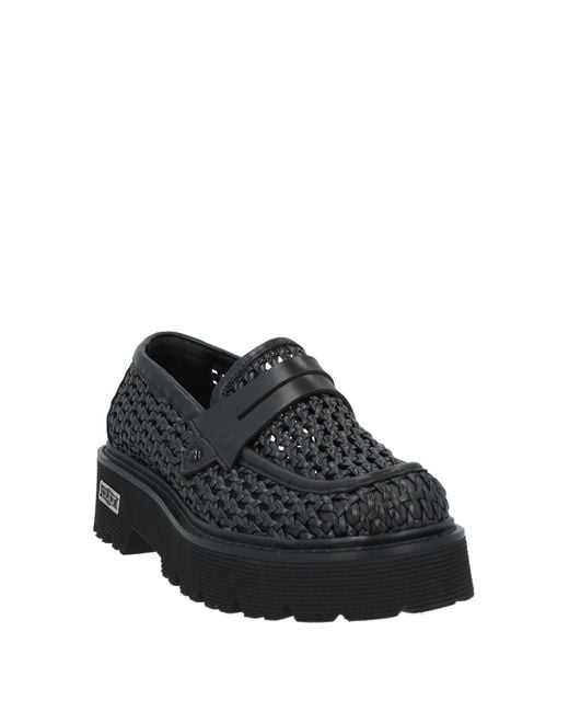 Cult Black Loafers Leather