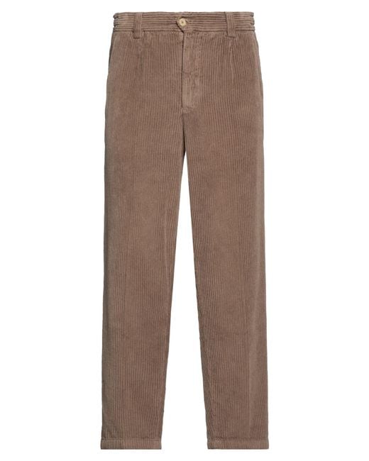 Briglia 1949 Brown Pants Cotton for men