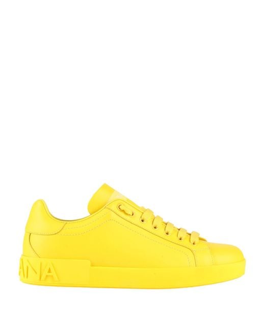 Dolce & Gabbana Yellow Trainers for men