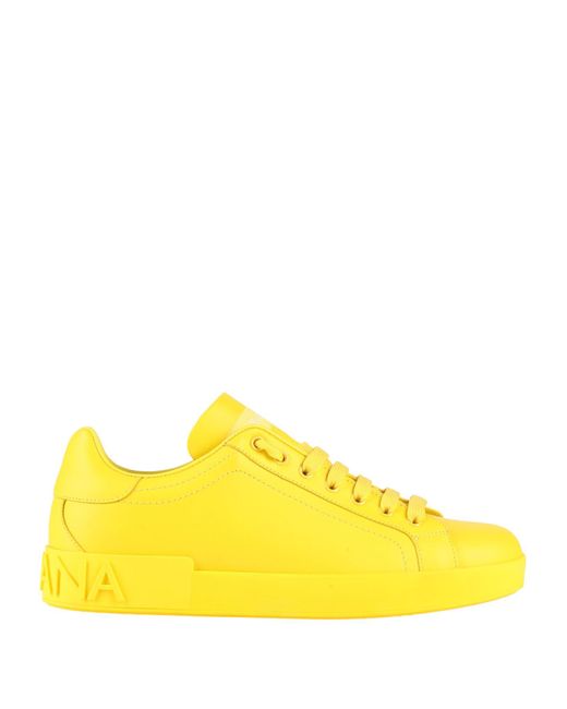 Dolce & Gabbana Yellow Trainers for men