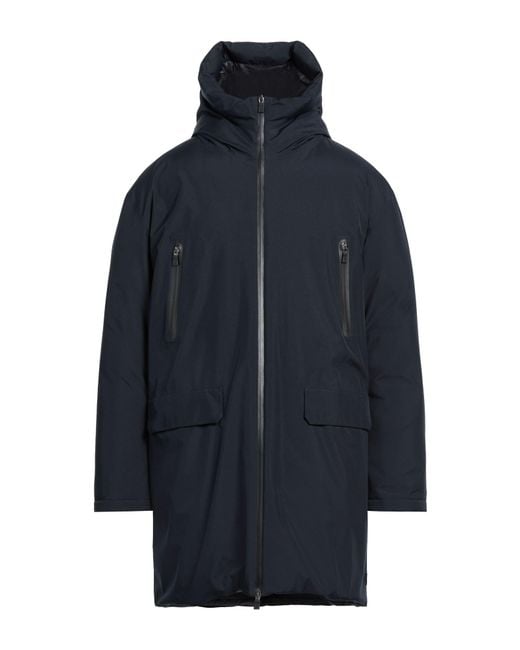 Herno Blue Midnight Puffer Polyester, Ptfe for men