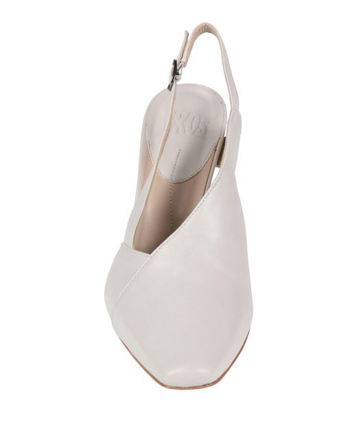 Ixos White Pumps Leather