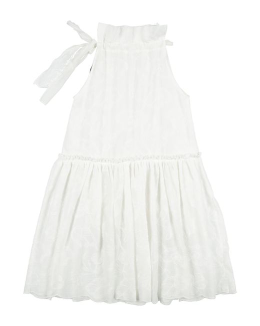 MaDilly White Kids' Dress Cotton