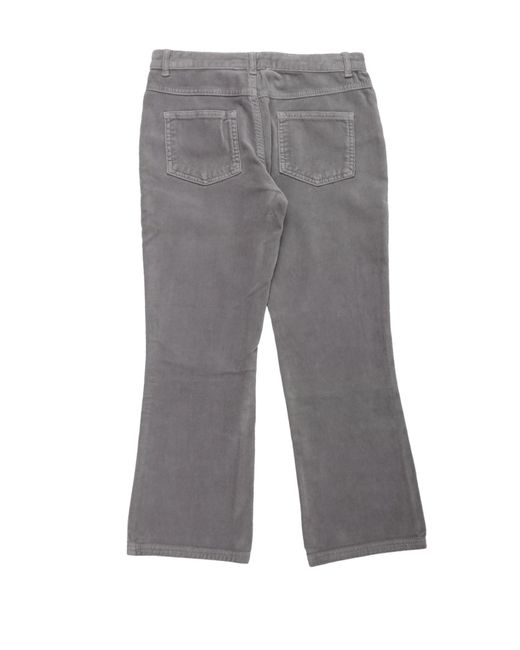 Twin Set Gray Light Pants Cotton, Elastane