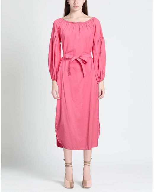 Vestito Midi di Bazar Deluxe in Pink