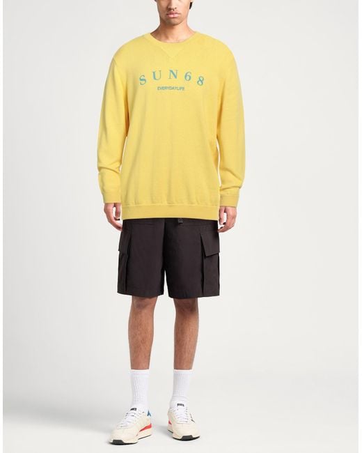 Sun 68 Yellow Jumper for men
