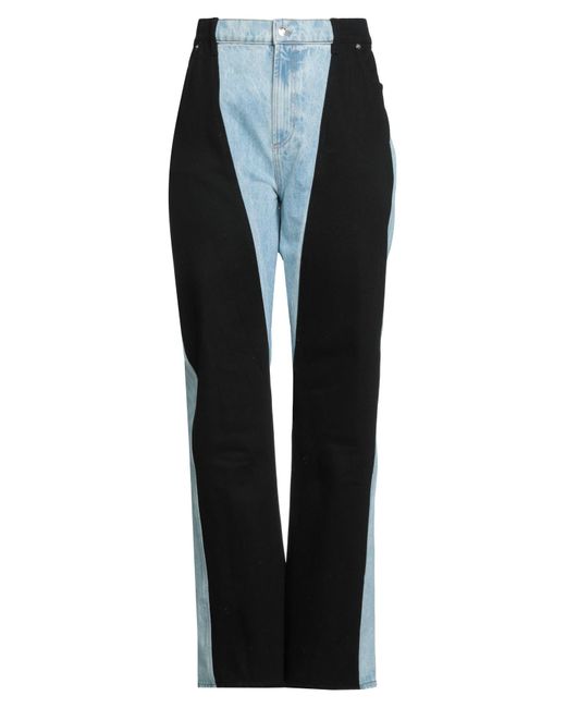 Mugler Black Jeans Organic Cotton