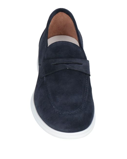 Kiton Blue Loafers Leather for men