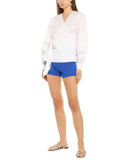 ViCOLO Blue Bright Shorts & Bermuda Shorts Cotton