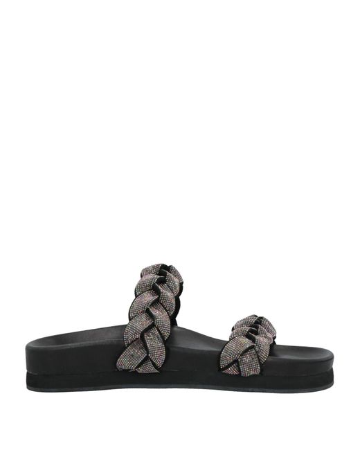 Lola Cruz Black Sandals