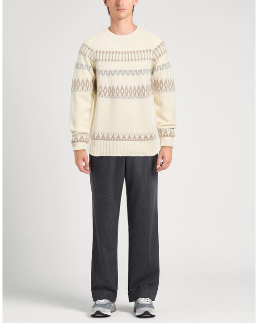 L.b.m. 1911 Natural Ivory Sweater Wool, Polyamide, Mohair Wool, Polyester for men