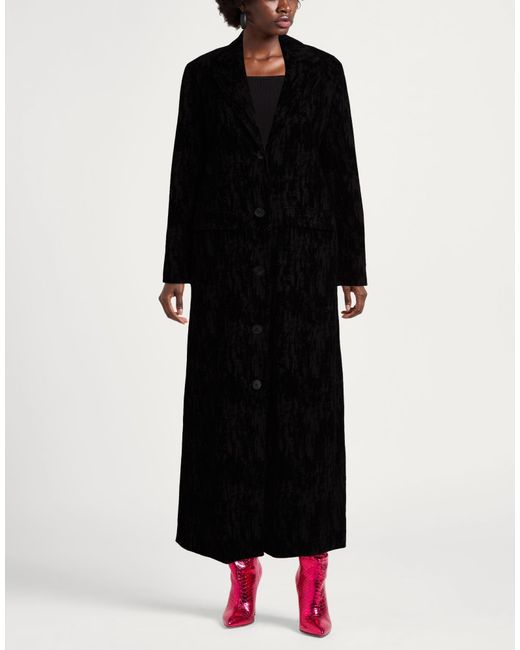 Nostrasantissima Black Coat Viscose, Polyamide, Elastane