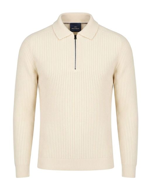 Paul & Shark Natural Cream Sweater Wool, Nylon for men