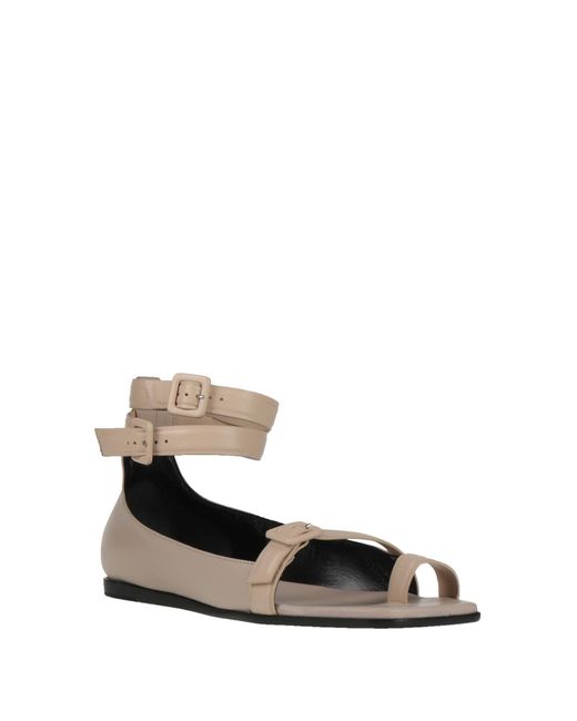 Cesare Paciotti White Thong Sandal