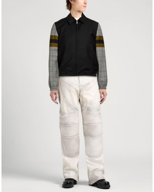 Kris Van Assche Black Jacket Cotton, Mohair Wool for men