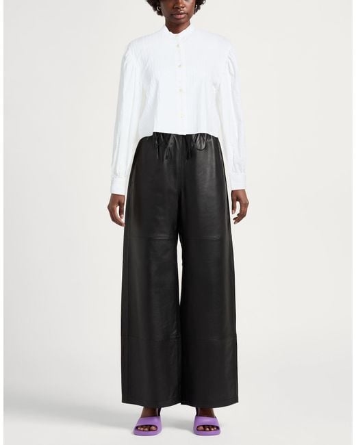 Officine Generale White Shirt Cotton, Elastane
