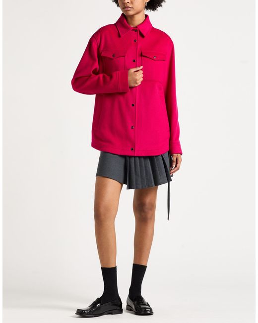 Herno Pink Jacket Virgin Wool
