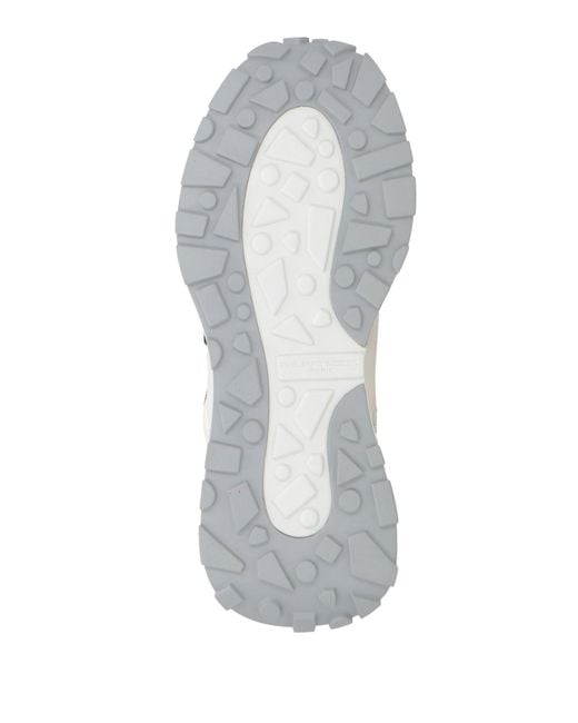 Philippe Model White Sneakers Leather, Textile Fibers