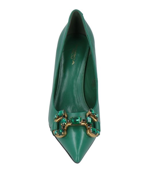 Tosca Blu Green Pumps Leather
