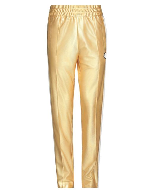 8 MONCLER PALM ANGELS Yellow Trouser for men