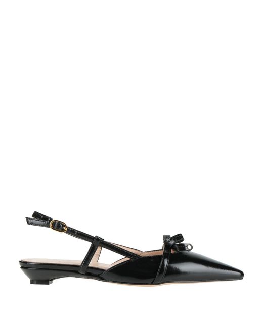 Ovyè Black Ballet Flats