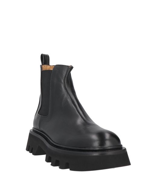 Pomme D'or Black Ankle Boots