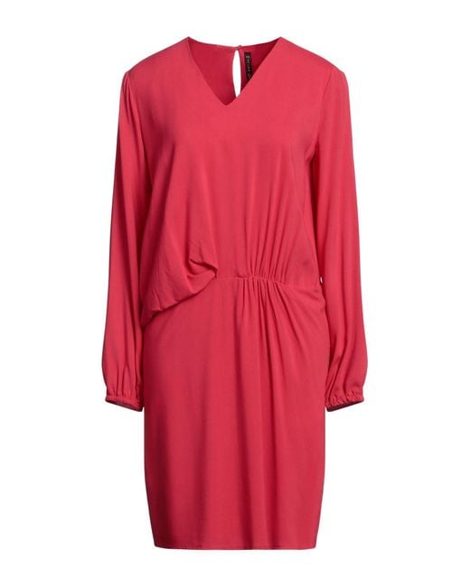 Manila Grace Red Mini Dress