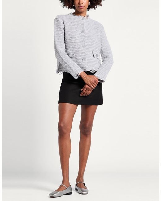Kangra Gray Cardigan Wool