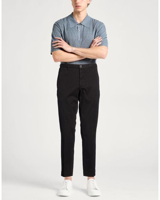 Incotex Black Trouser for men
