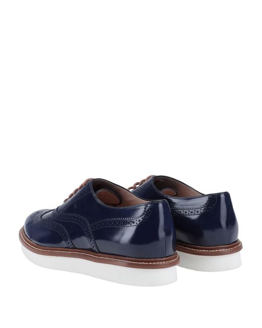 Tod's Blue Lace-up Shoes