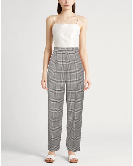 Max Mara Gray Pants Virgin Wool