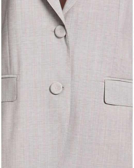 Lardini Gray Blazer Wool