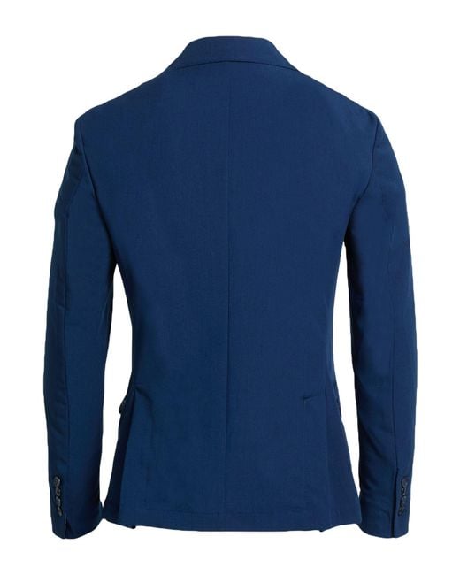 Bob Blue Midnight Suit Polyester, Viscose, Elastane for men