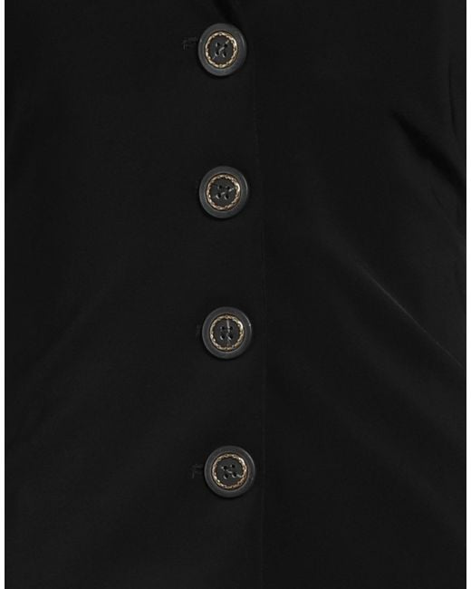 Pinko Black Blazer Viscose, Polyamide, Elastane