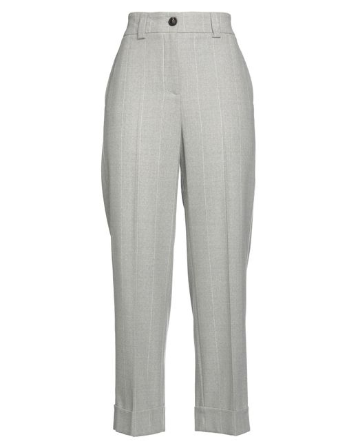 Cappellini By Peserico Gray Pants