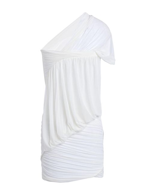Rick Owens White Mini-Kleid