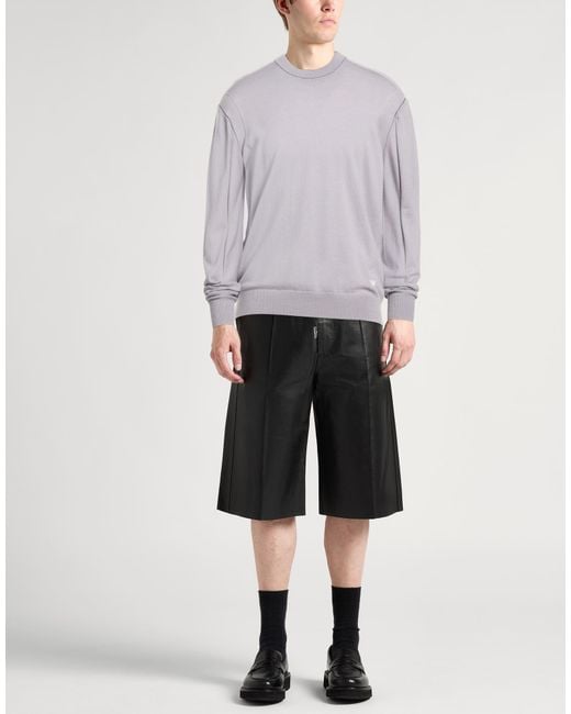 Emporio Armani Gray Sweaters for men