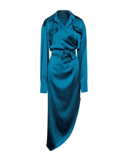 ACTUALEE Blue Midi Dress