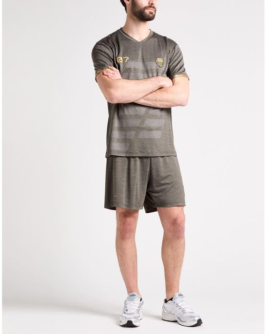 EA7 Gray Tracksuit Polyester, Elastane for men