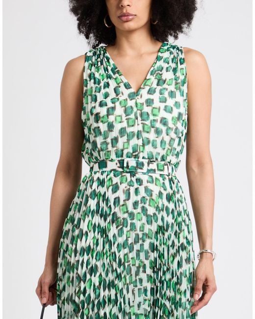 Max Mara Green Maxi Dress Polyester