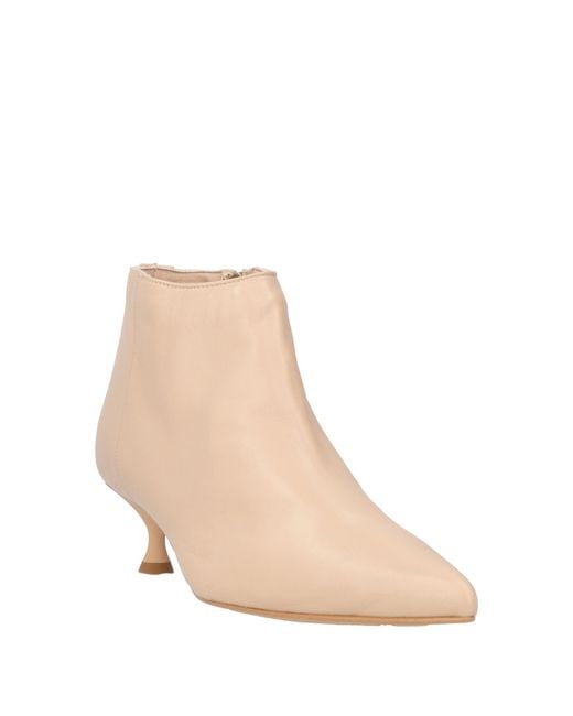 Joy Wendel Natural Ankle Boots