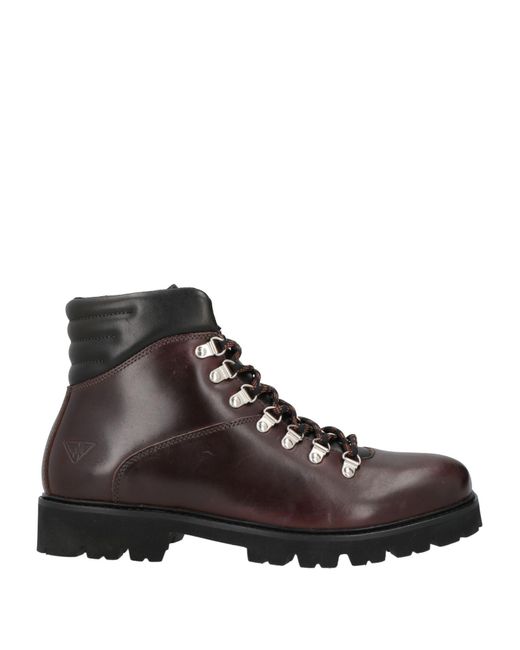 Docksteps Brown Chocolate Ankle Boots Leather for men