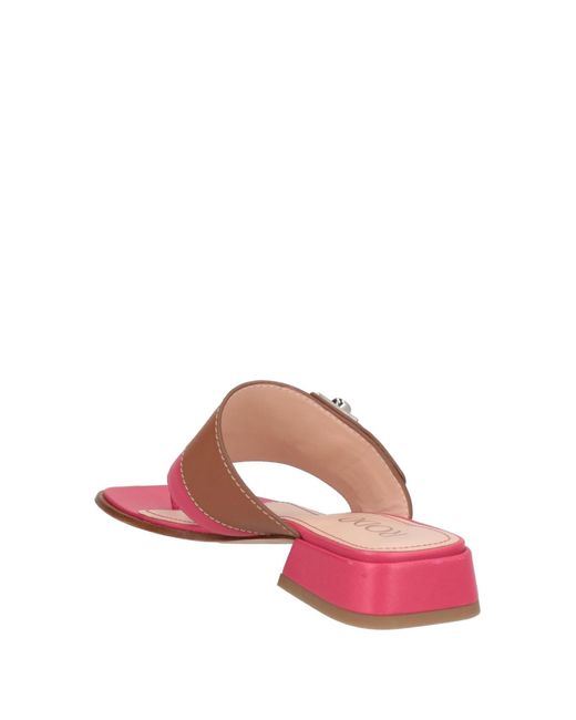 Sandalias de dedo Rodo de color Pink