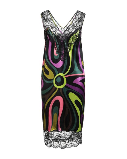 Emilio Pucci White Midi Dress Viscose, Polyamide, Cotton