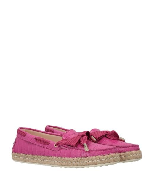 Tod's Purple Espadrilles