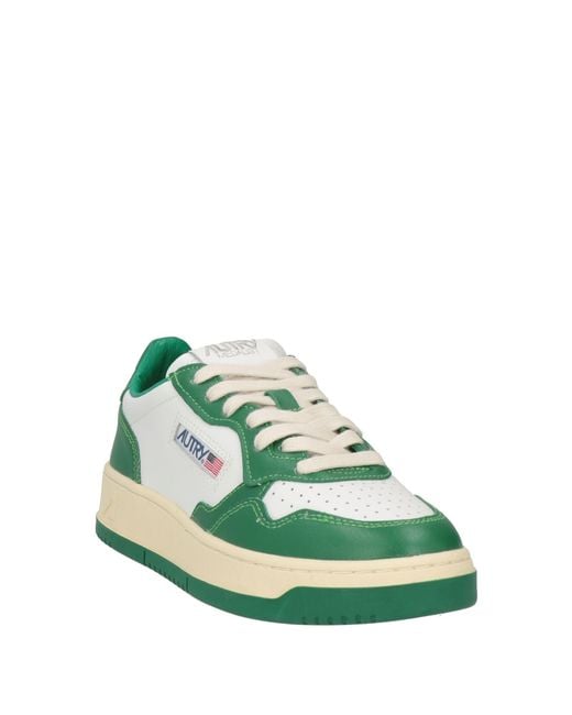 Autry Green Sneakers Leather