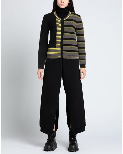High Black Strickjacke