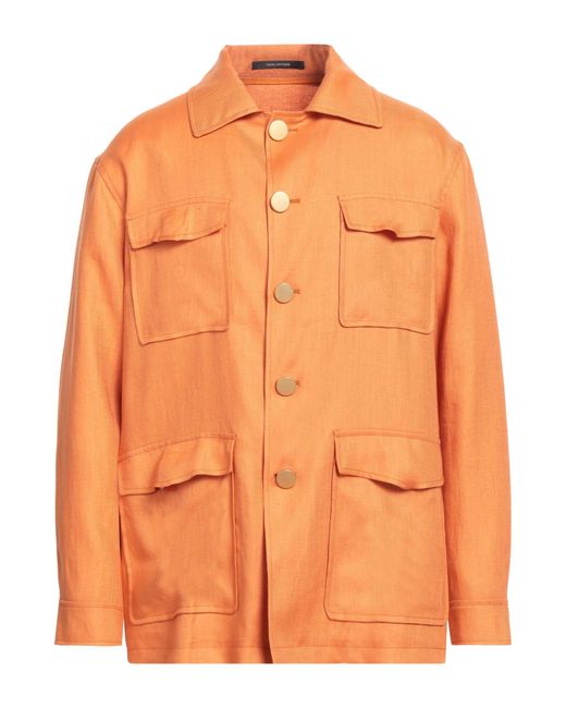 Tagliatore Orange Shirt for men
