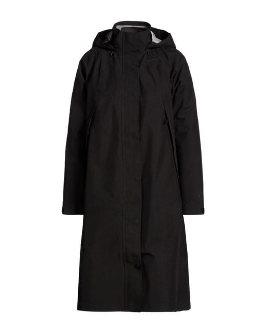 The North Face Black Overcoat & Trench Coat Polyester