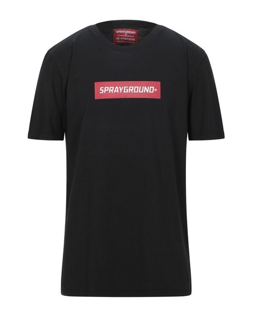 Sprayground Black T-shirt for men